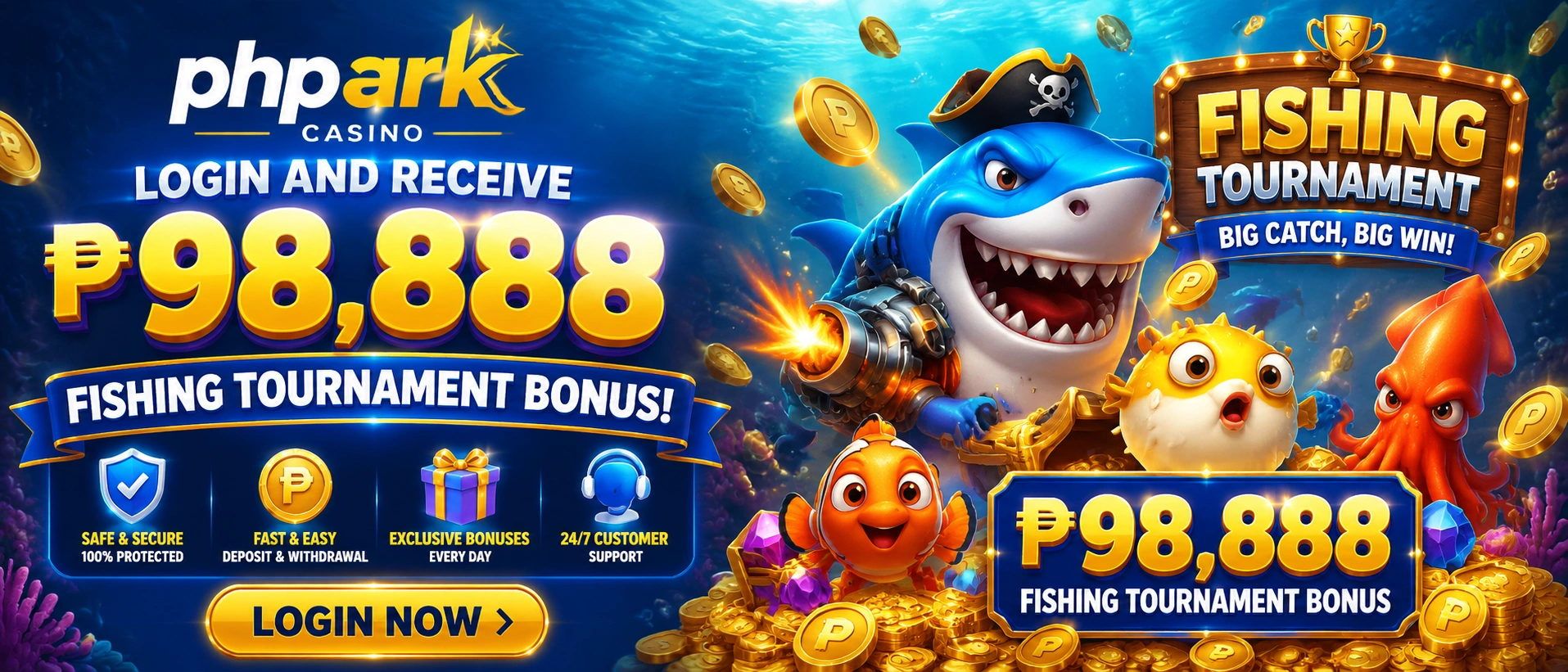Phpark Fish gameplay scene 1
