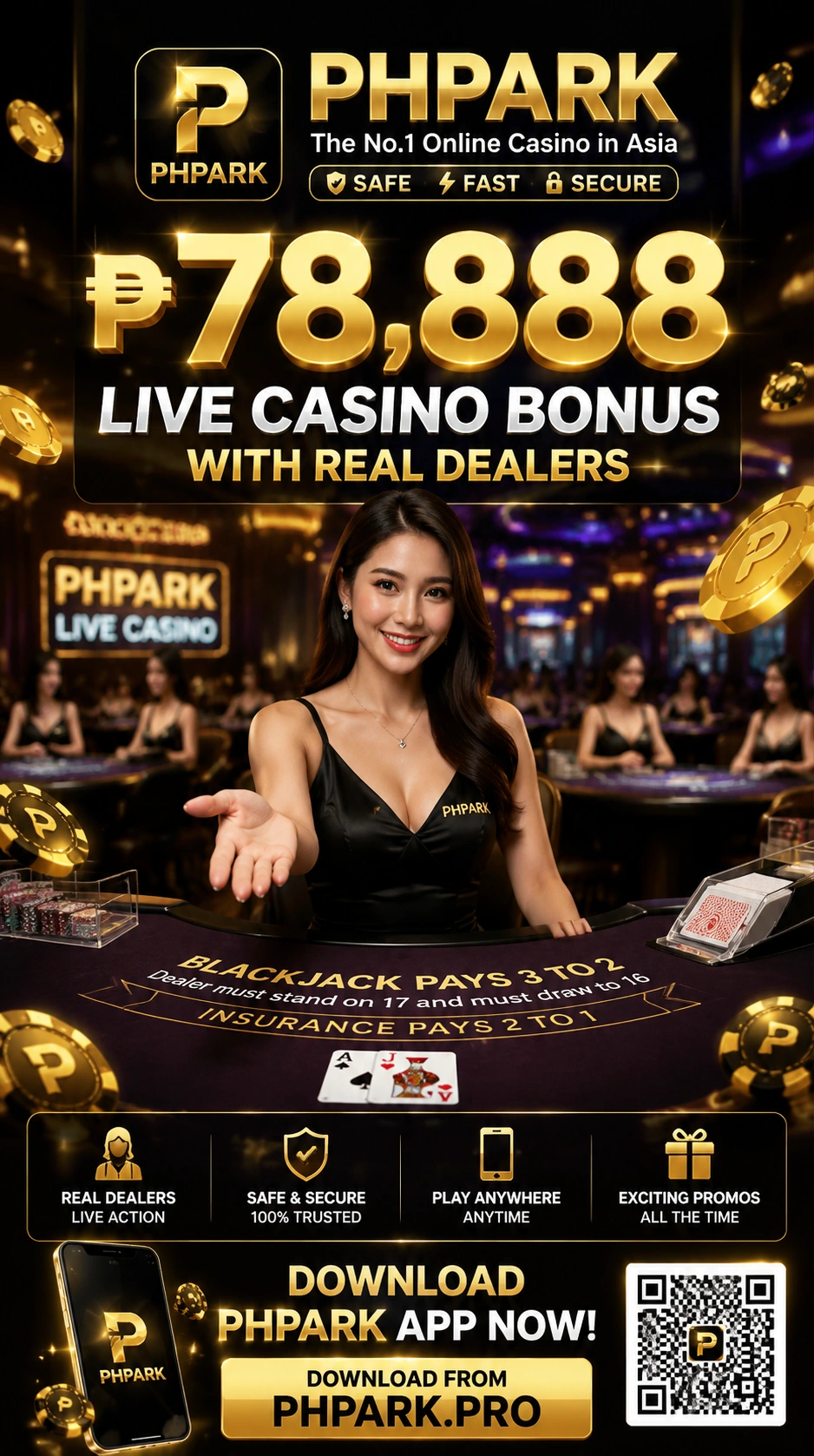 Phpark live casino vertical image 11